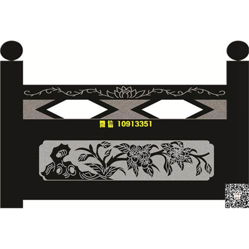 精雕图133花栏板精雕图线雕图线条图单线铣底图_电脑雕刻plt文泰矢量图精雕图浮雕图